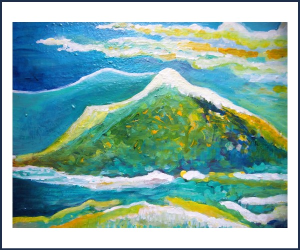 Jausiers. Exposition de peinture Albane Charlotte Vitalis