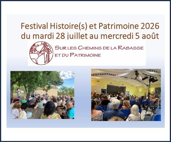 Festival Histoire et Patrimoine 2026, Conférence à Montagnac Montpezat