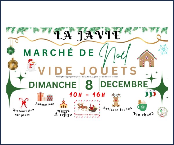 La Javie. Marché de Noël 2024