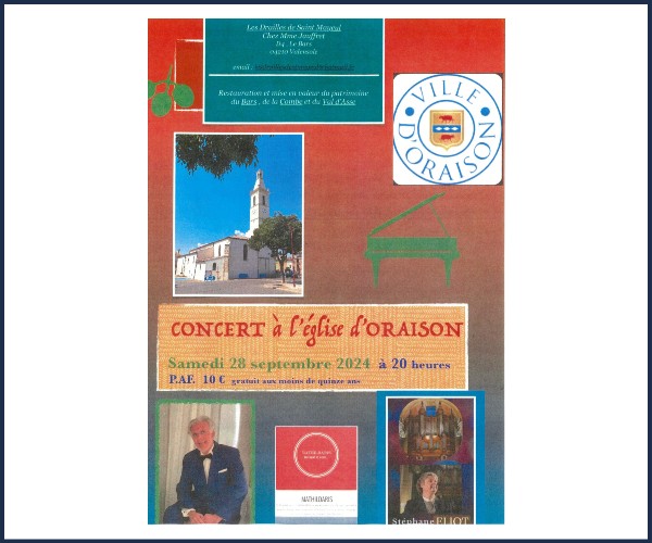 Oraison. Concert un Voyage Musical