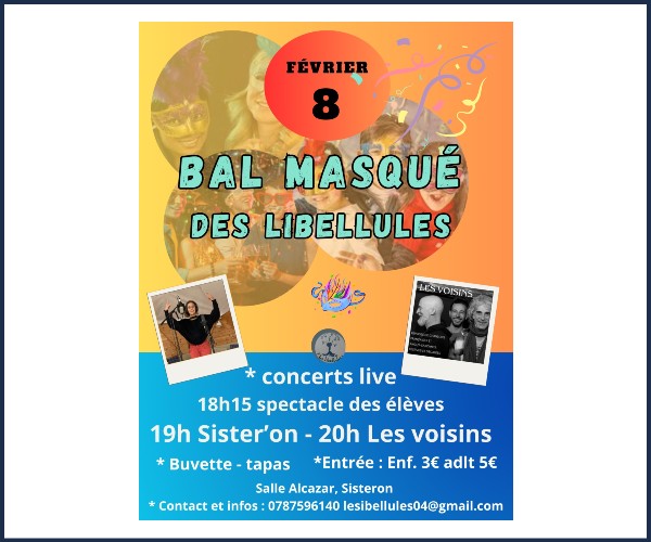 Sisteron. Le bal masqué des Libellules