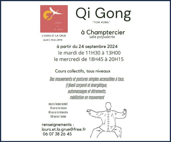 Qi Gong à Champtercier