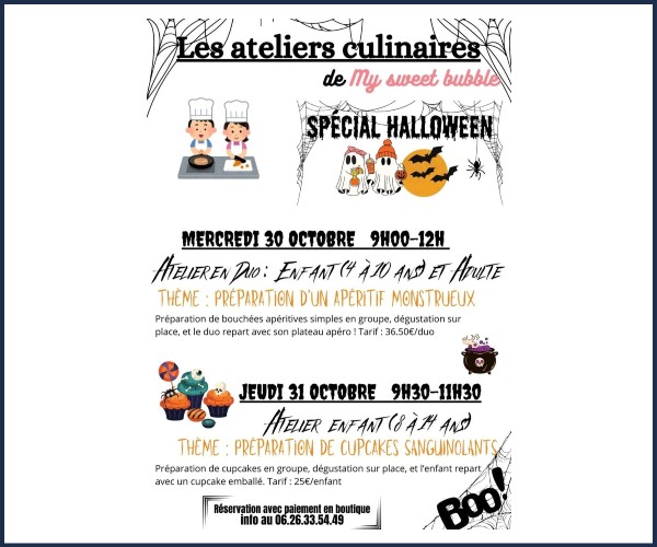 Barrême. Atelier culinaire Spécial Halloween