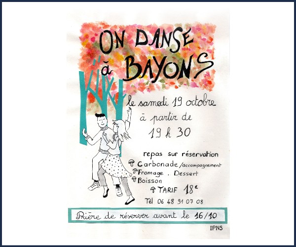 Bayons. Repas Dansant