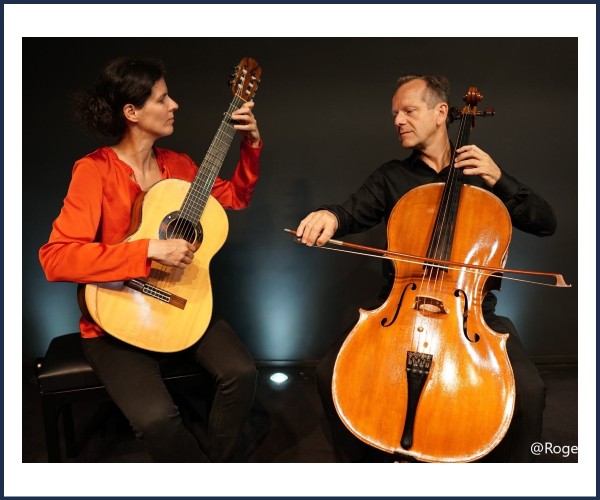 Vachères. Concert Duo Arpegi