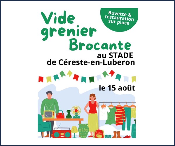 Vide greniers de Céreste en Luberon