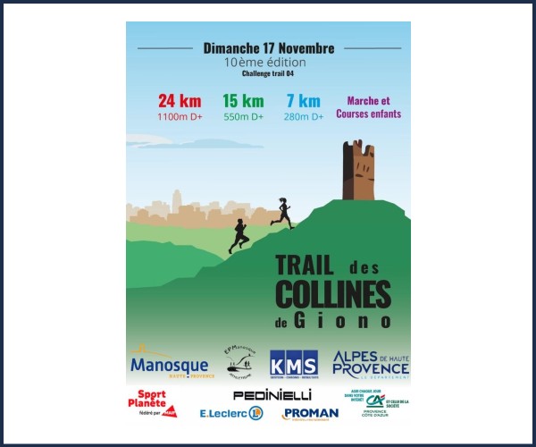 Manosque. 10ème Trail des collines de Giono