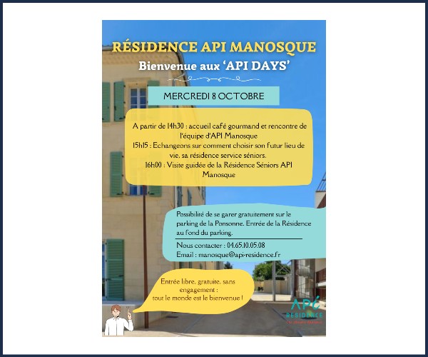 Manosque. API Days