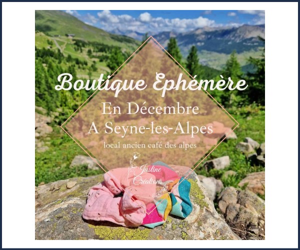 Seyne les Bains. Boutique éphémère, Le Collectif des Créatrices
