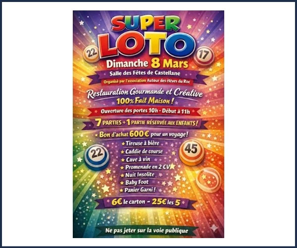Super Loto, Autour des élèves du Roc à Castellane