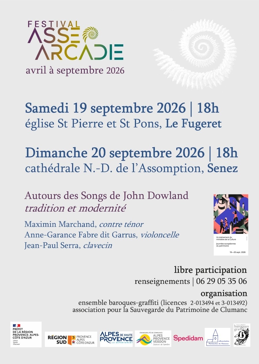 Festival Asse Arcadie 2026 septembre, Le Fugeret