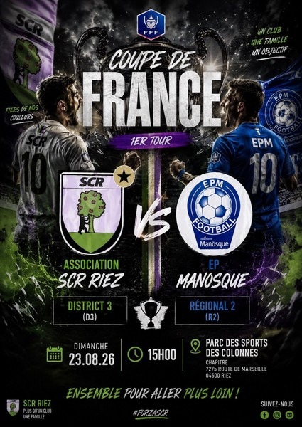 Coupe de France, SC Riez vs EP Manosque