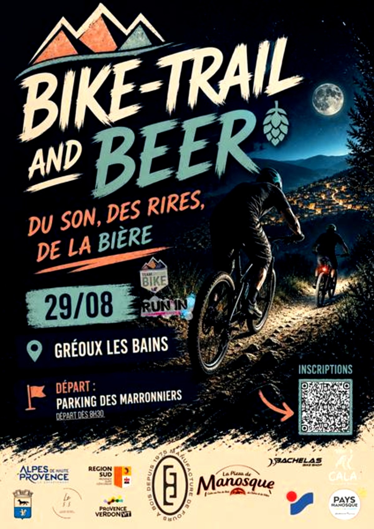 Bike, Trail & Beer à Gréoux les Bains