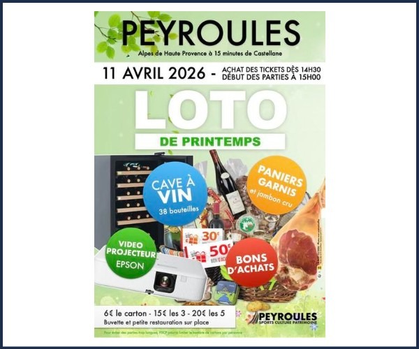  Loto de Printemps à Peyroules