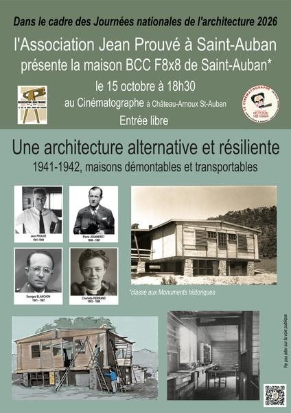 Conférence projection, Journées nationales de l'architecture à Château Arnoux